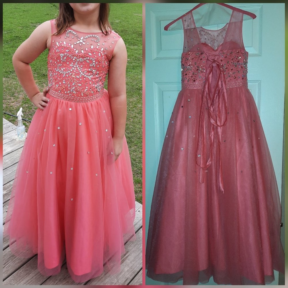 Girls size 12 Pageant Dress
